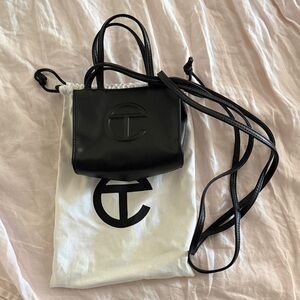 Telfar Black Mini Bag